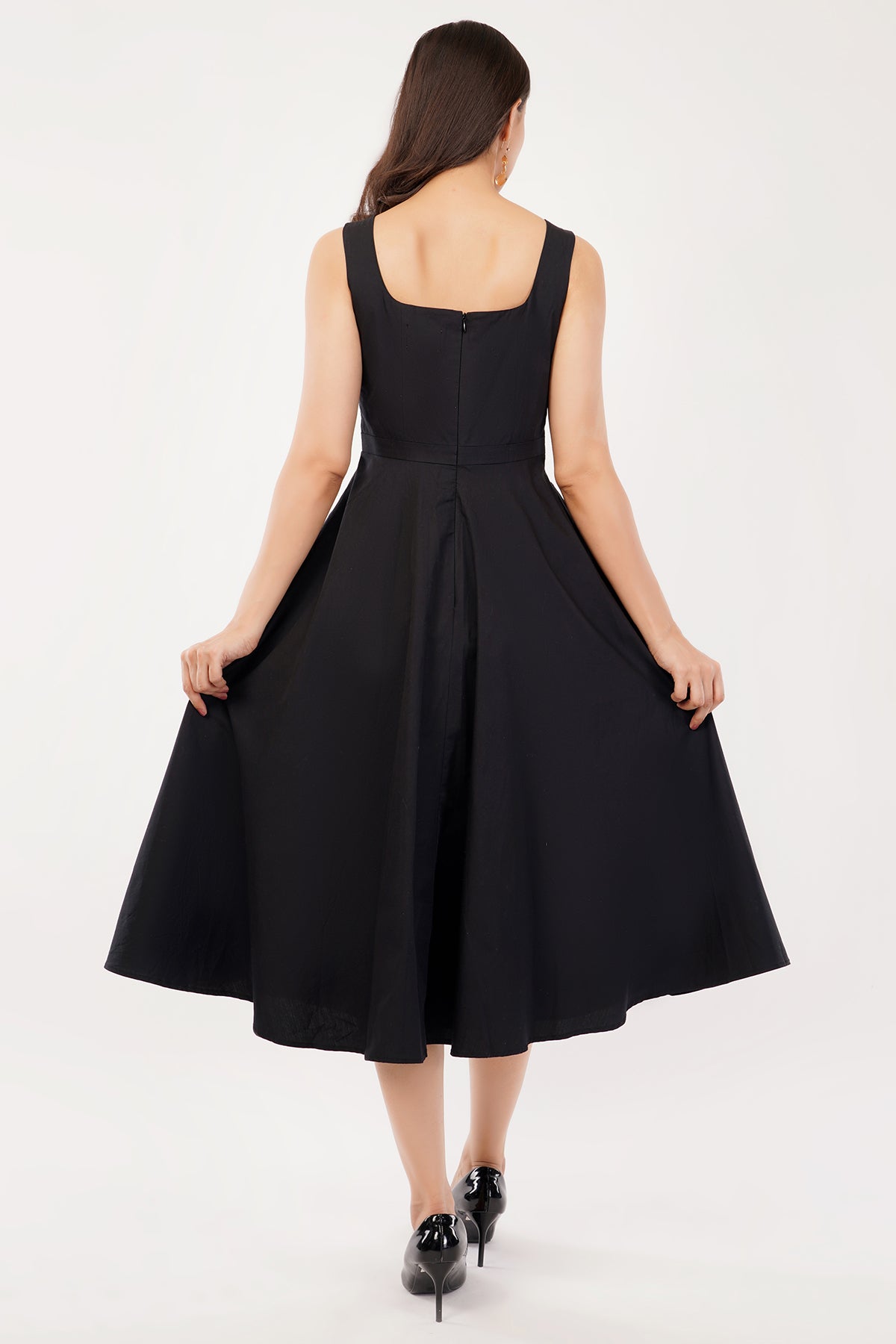 BLACK BUTTERFLY GARDEN DRESS
